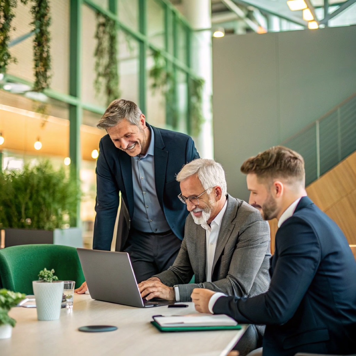 Adviesgesprek over de begeleiding van een ERP-implementatie